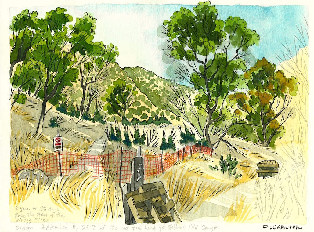 September Visit (9/8/2017): View from the Trailhead