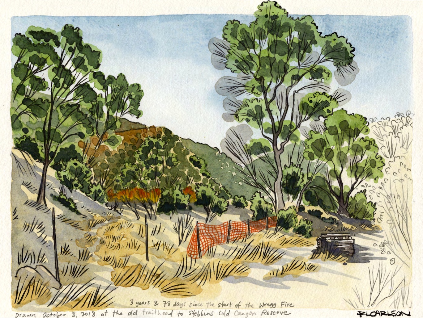 October Visit (10/8/2018): View from the Trailhead