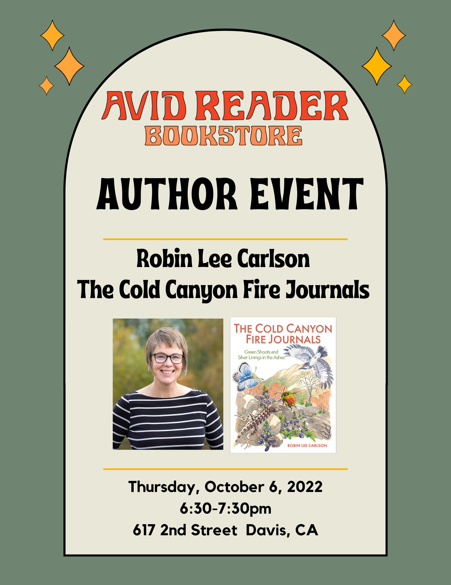 Book Talk at the Avid Reader in Davis