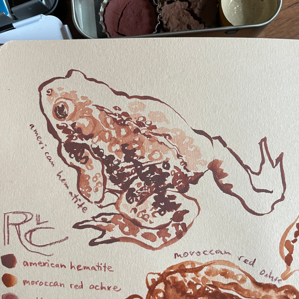 Sketchbook: Earthy Toads